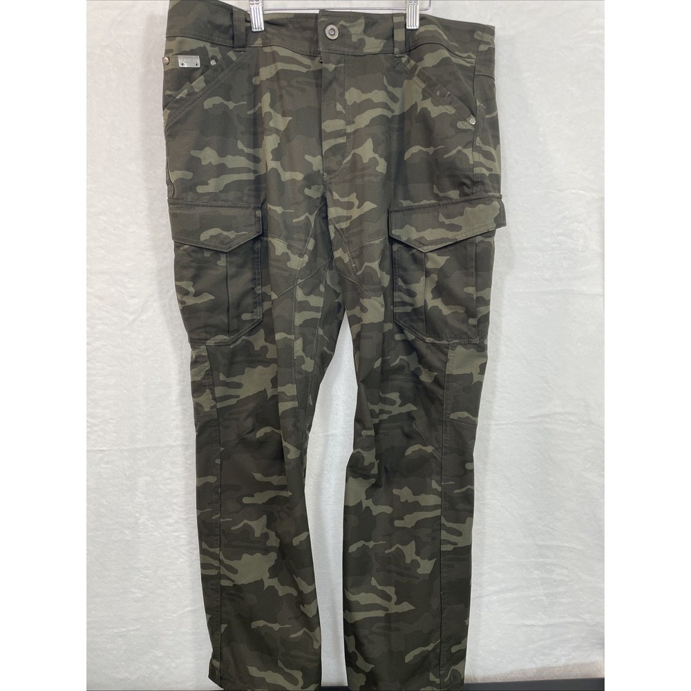 Kuhl Silencer Ripstop Camo Outdoor Mountain Hiking Pants Size 36x30 5263 22S